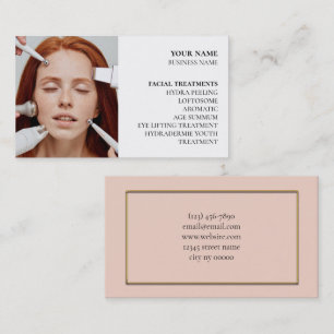 Carte De Visite Salon de beauté et de soins de la peau