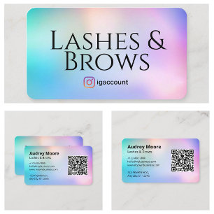 Carte De Visite Salon de beauté Lash and Brows Tech