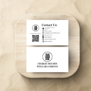 Carte De Visite Salon de beauté Lash Maquillage cheveux QR Code Mi