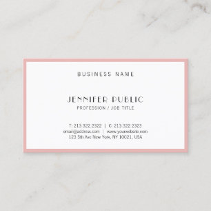 Carte De Visite Salon de beauté professionnel élégant simple