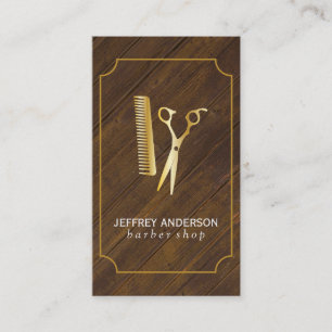 Carte De Visite Salon de coiffure Golden