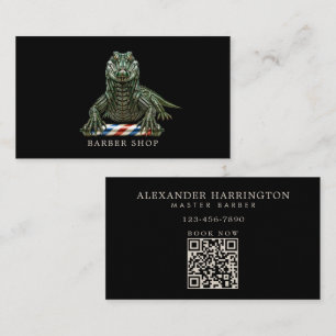 Carte De Visite Salon de coiffure professionnel minimal Émeraude A