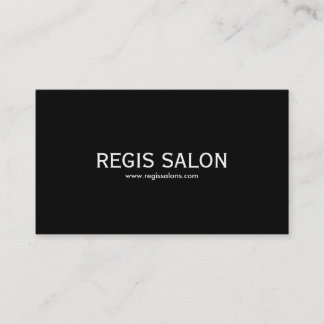 Carte De Visite SALON de REGIS, www.regissalons.com