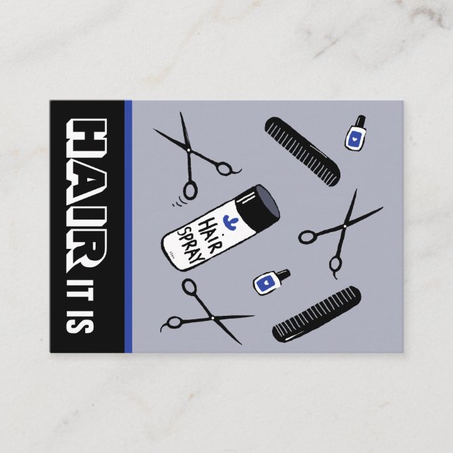 Carte De Visite Salon des cheveux (Devant)