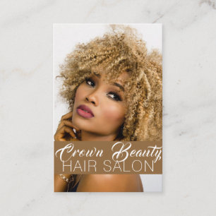 Carte De Visite Salon des cheveux Beauté Spa
