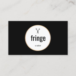 Carte De Visite Salon moderne moderne noir et blanc