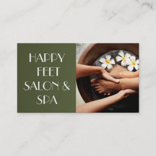 Carte De Visite Salon Nails Manicure Pedicure Beauty Spa