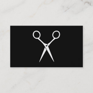 Carte De Visite Salon Shears Or