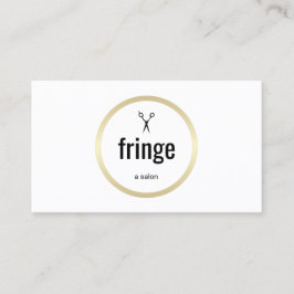 Carte De Visite Salon simple moderne White Gold Hair