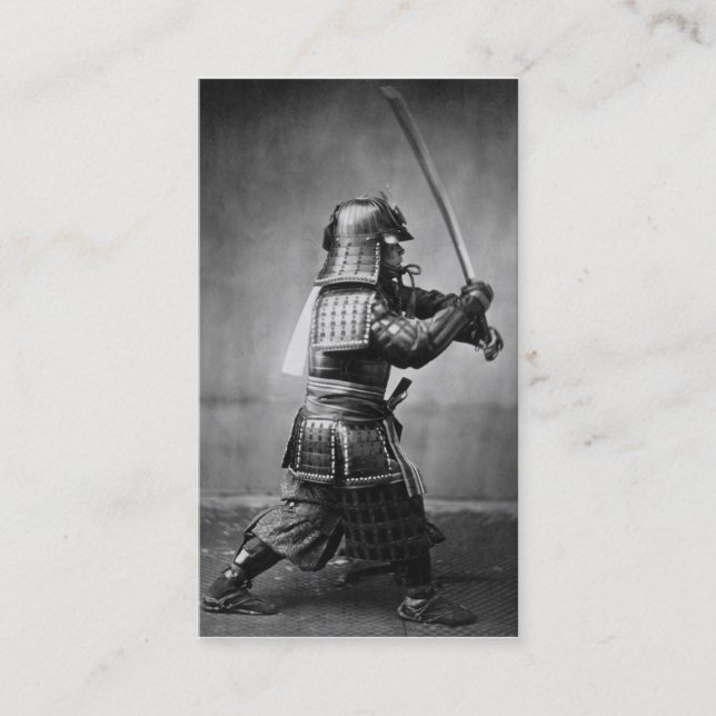 Carte de visite SAMOURAÏ (Devant)