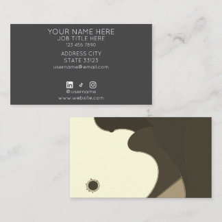 Carte De Visite Sand Dunes Business Card