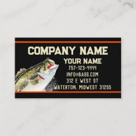 Carte De Visite Saut de basse à grande bouche