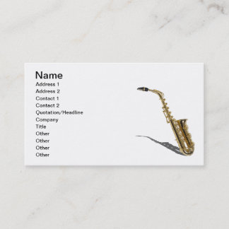 Carte De Visite Saxophone020511, nom, adresse 1, adresse 2, Co…