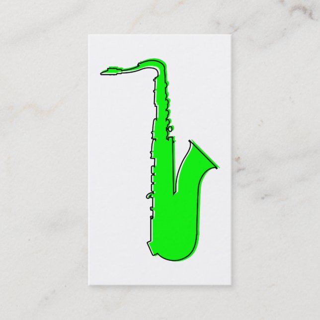 Carte De Visite saxophone oddRex (Devant)