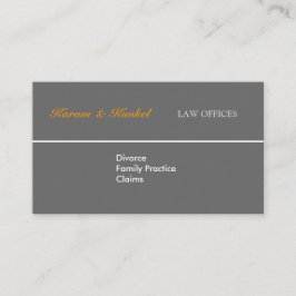 Carte De Visite Scales de justice simple pour les avocats