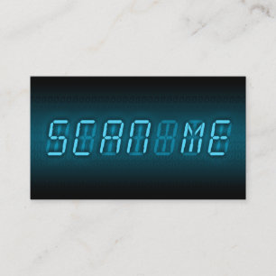 Carte De Visite SCAN ME : lecture numérique