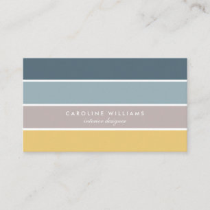 Carte De Visite Scandinavian minimalist elegant modern lines card
