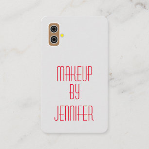 Carte De Visite Scannable Médias sociaux Grille photo Code QR mode