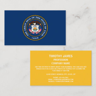 Carte De Visite Sceau de l'Utah, Sceau de l'Utah