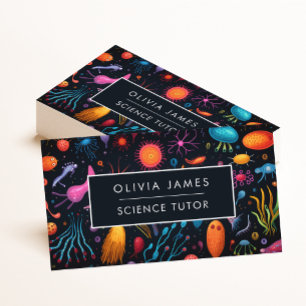 Carte De Visite Science Biologie Éducation Enseignant Tutor