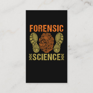 Carte De Visite Scientifiques scientifiques ADN détective judiciai