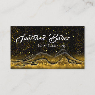 Carte De Visite Sclupting Body Beauty Logo Parties scintillant Mas