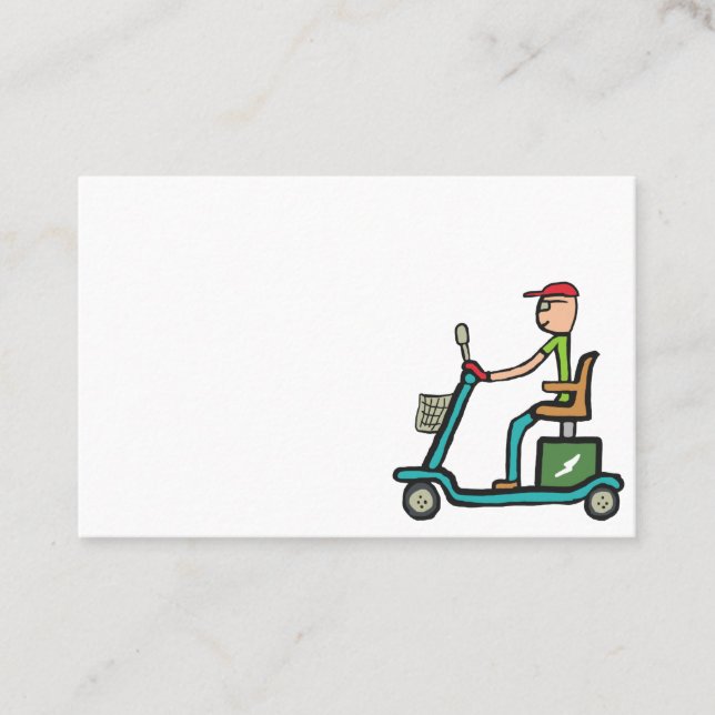 Carte De Visite Scooter de mobilité (Devant)