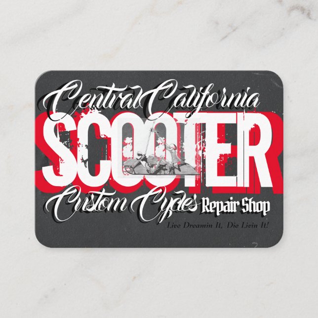 Carte De Visite Scooters (Devant)