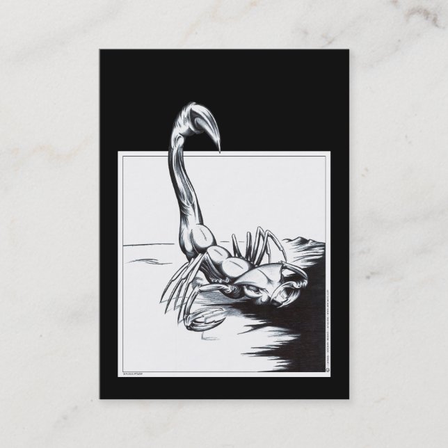 Carte De Visite Scorpion (Devant)