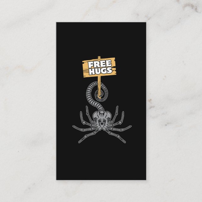 Carte De Visite Scorpion dangereux pour les bras libres (Devant)