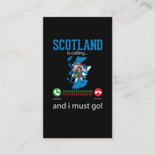 Carte De Visite Scotland Bagpipe Music Lover Funny Bagpiper