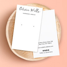 Script de calligraphie Simple Boucles blanches