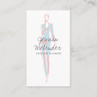 Script d'illustration de mode rose moderne