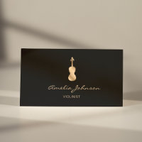 Script élégant pour violon d'or