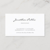 Script italique créatif Design moderne Plaine tend