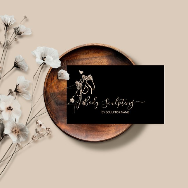 Carte De Visite Sculpture corporelle contour esthétique (Créateur téléchargé)