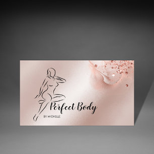 Carte De Visite Sculpture du corps Contouring Entraîneur de taille