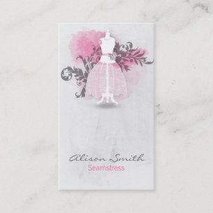 Carte De Visite Seamstress business card