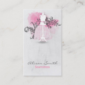 Carte De Visite Seamstress business card