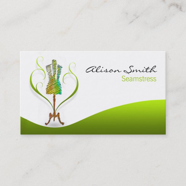 Carte De Visite Seamstress business card (Devant)