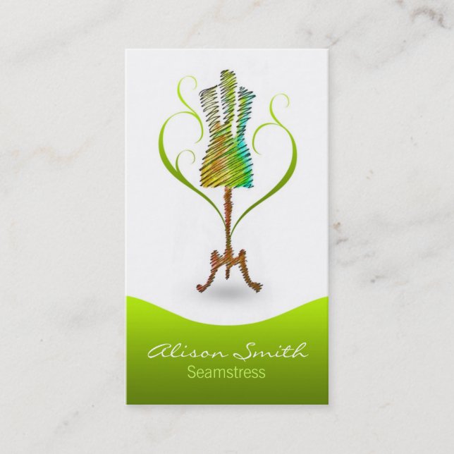Carte De Visite Seamstress business card (Devant)
