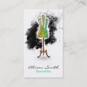 Carte De Visite Seamstress business card