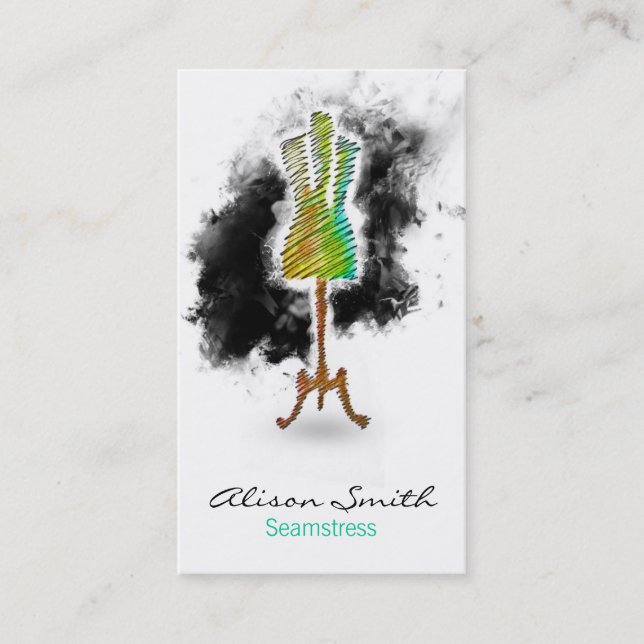 Carte De Visite Seamstress business card (Devant)