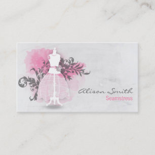Carte De Visite Seamstress business card