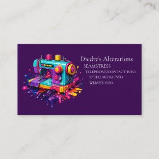 Carte De Visite Seamstress Tailor Dressmaker Business Card