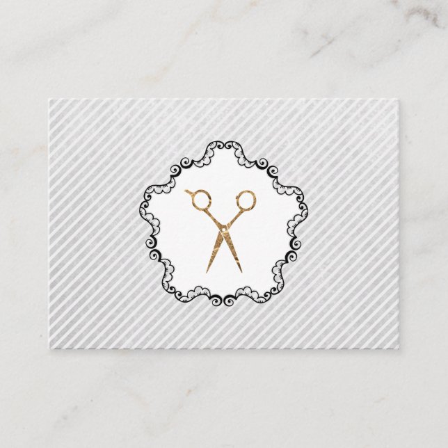 Carte De Visite Sèche-cheveux Golden Scisser (Devant)