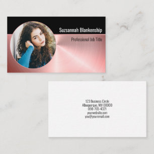 Carte De Visite Sécurité personnelle professionnelle Photo personn