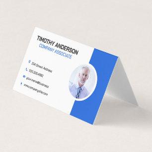 Carte De Visite Senior Business Man   Société
