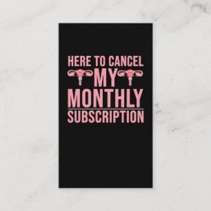 Carte De Visite Sensibilisation à l'hystérectomie Restauration chi