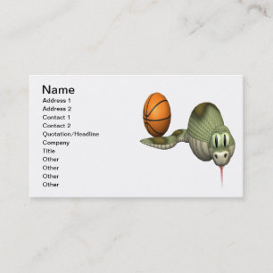 Carte De Visite Serpent sournois